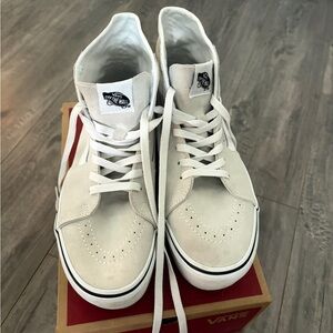 Vans White High-Top Sneakers
